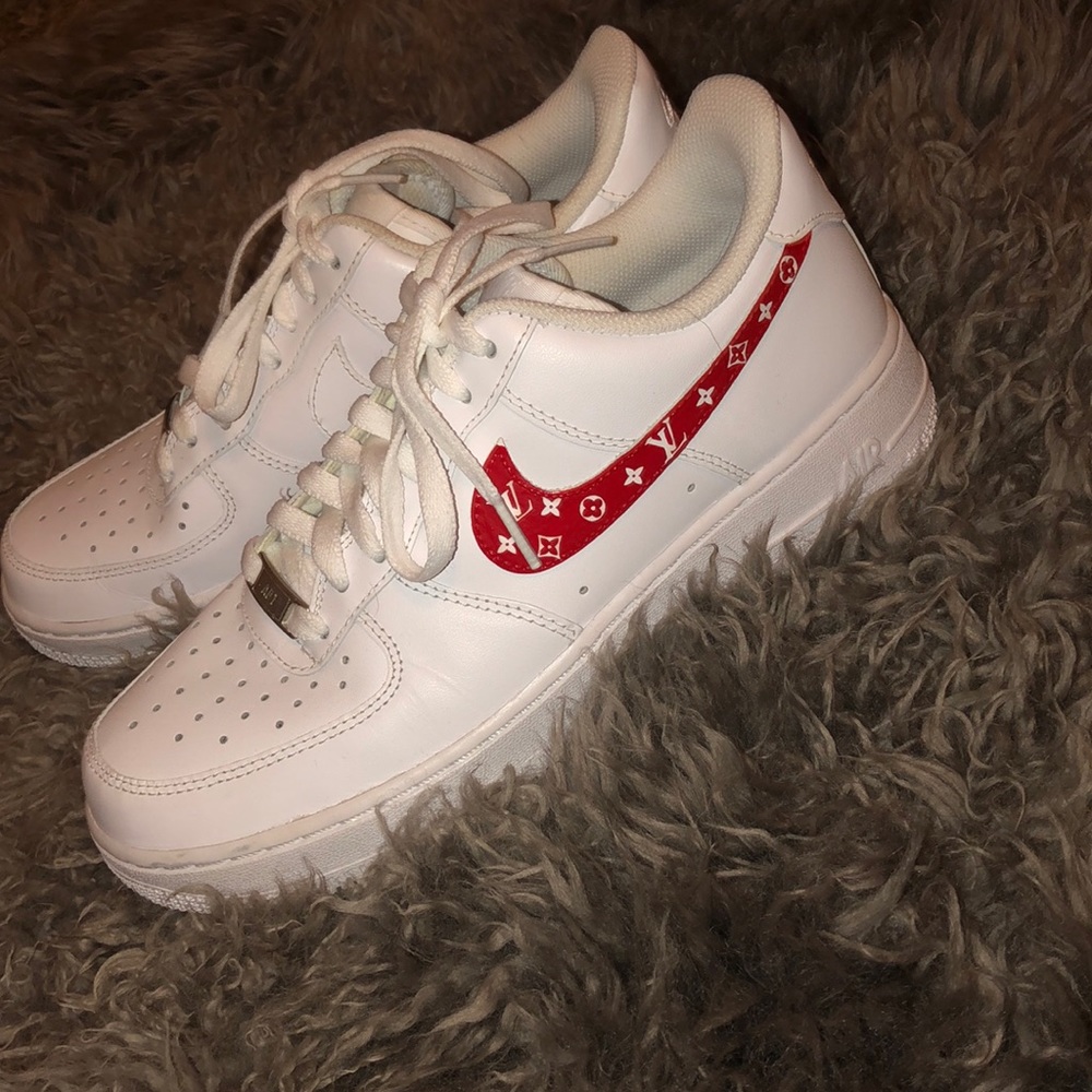 Louis Vuitton Air Force ones